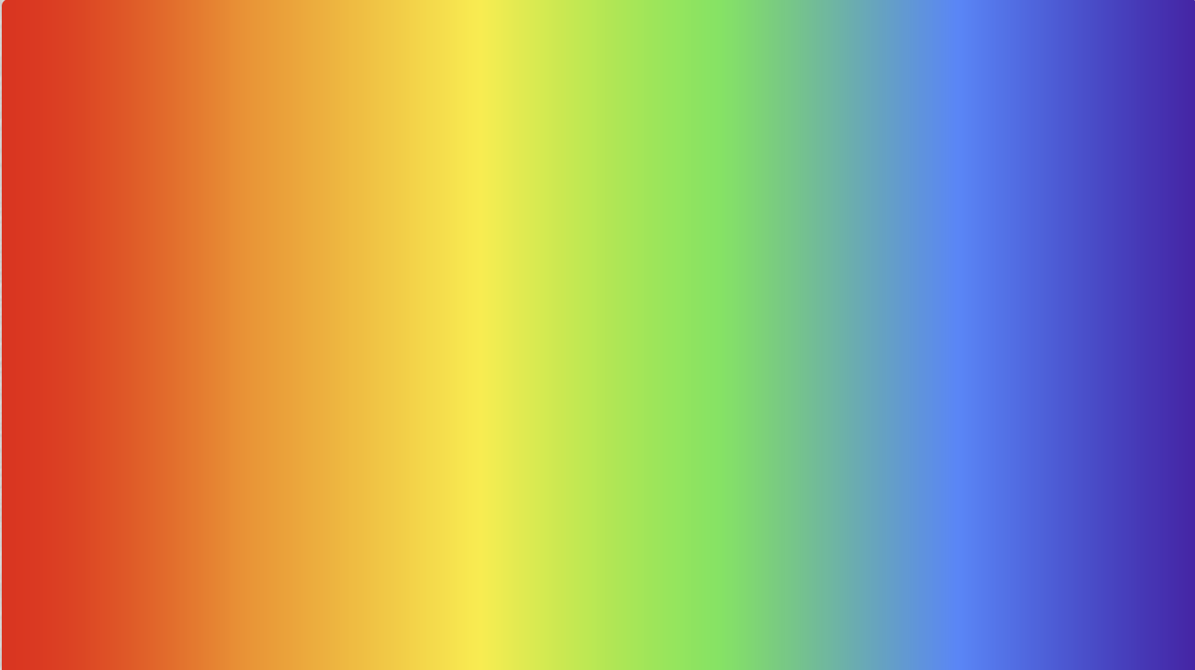 Static rainbow gradient